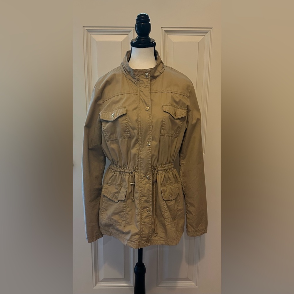 Vintage Guess Beige Utility Style Jacket